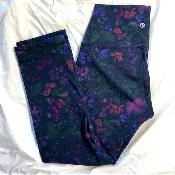 lululemon athletica Pants - Lululemon Wunder Under High Rise Crop Legging 21” 
in Frozen Flourish Multi 4